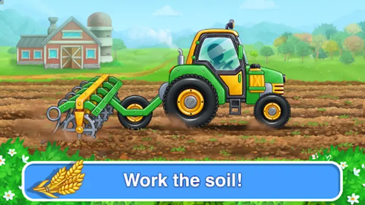 Wheat Harvest Farm Kids Games android App screenshot 3