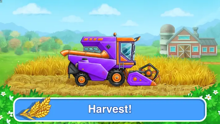 Wheat Harvest Farm Kids Games android App screenshot 6